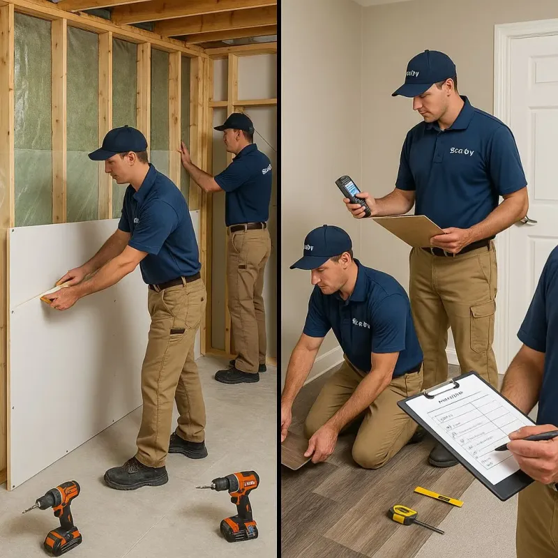 Repairs and Reconstruction process in Llano Grande, TX