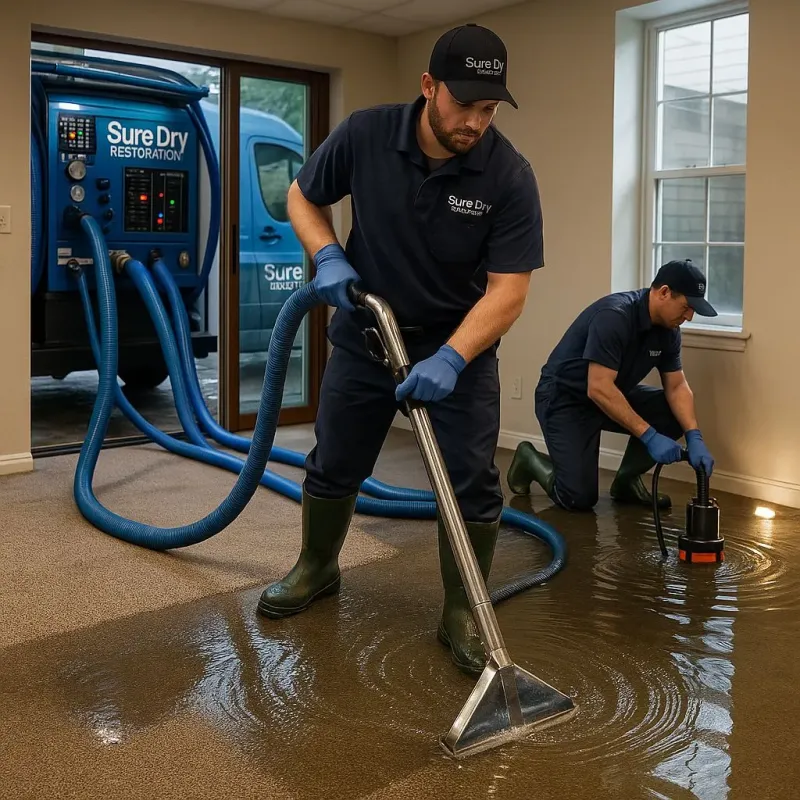 Water Extraction and Removal process in Llano Grande, TX
